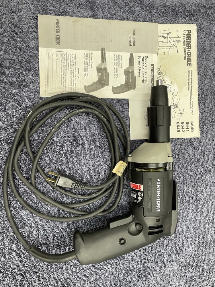 Porter Cable Mod 6642 Extra Heavy Duty Fastener Drill Driver