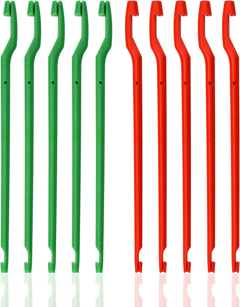 Easy Fish Hook Remover Tool 10Pcs Fishing Disgorger Plastic Portable Unhook Extr