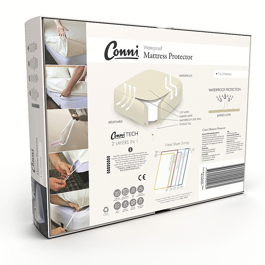 Conni - Waterproof Mattress Protector (King Single)