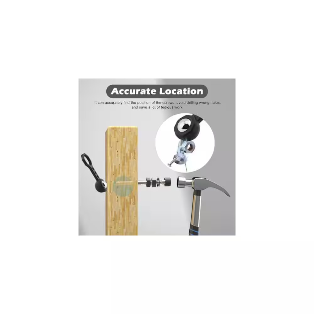 Magnetic Stud Finder Wall Scanner Tool with 27 Lbs. Pull Power for Drywall Ceram