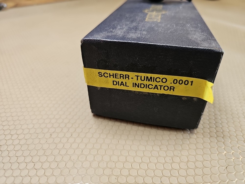Scherr Tumoco Dial Test Machinist Indicator .0001