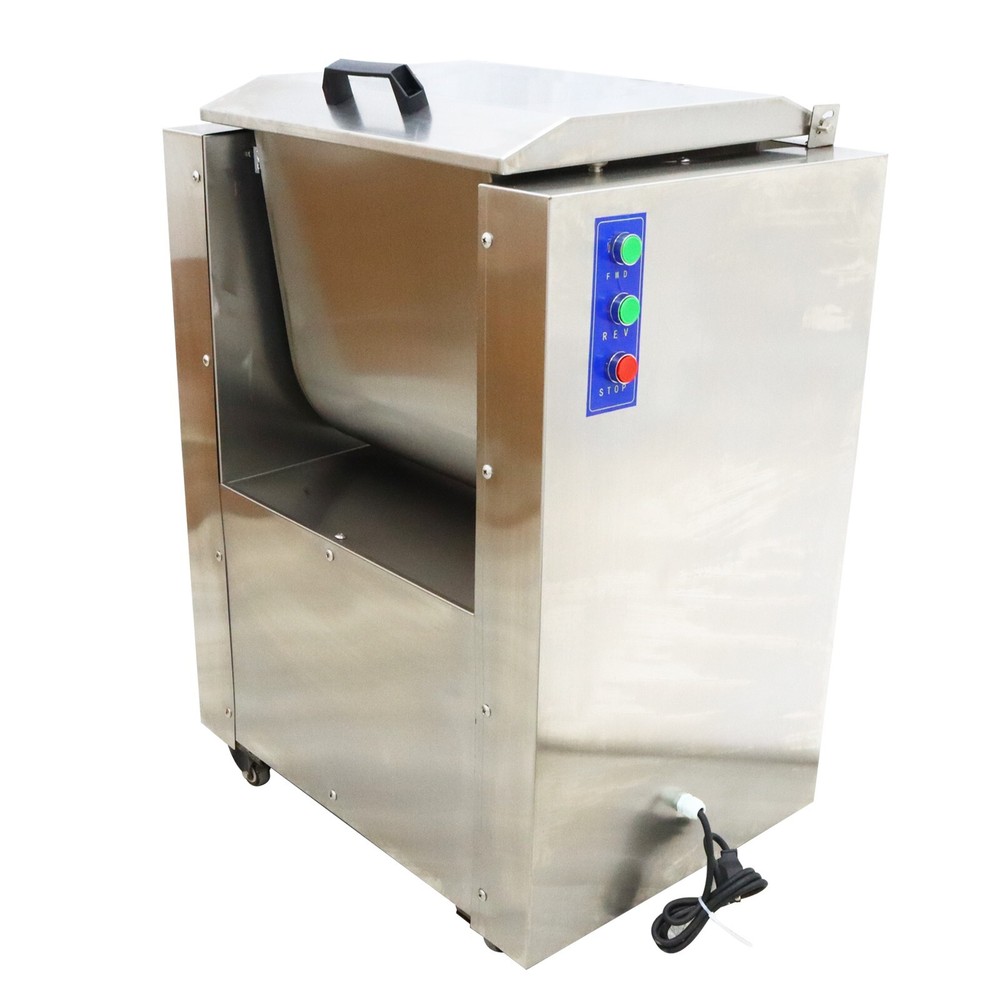 110V Automatic Multi-Functional Horizontal Meat Stuffing Mixer 10.5Gallon 1.5KW