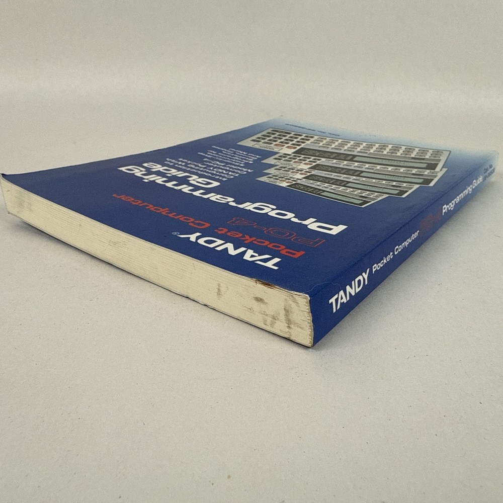 Vintage TANDY Pocket Computer PC-4 Programming Guide 26-3650B