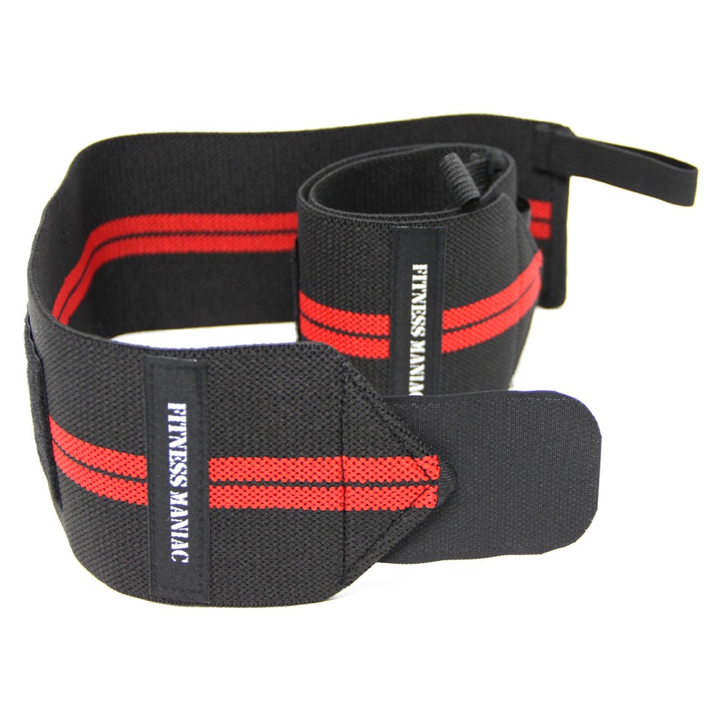 Weightlifting Wrist Wraps 19" Professional Quality with Heavy Duty Thumb Loop