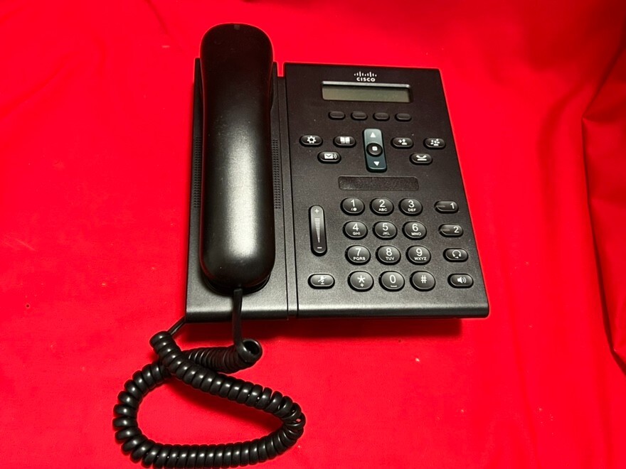Cisco CP-6921 VOIP Desktop Office Telephone w/Handset Only