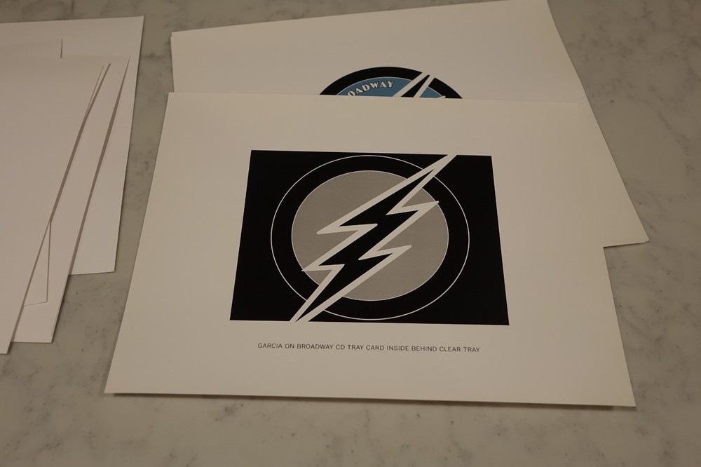 Jerry Garcia - Jerry On Broadway - Artwork Proofs from CD Production Process!!!
