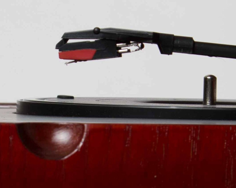 Wood construction Retro Turntable System Bluetooth CD LP Cherry wood