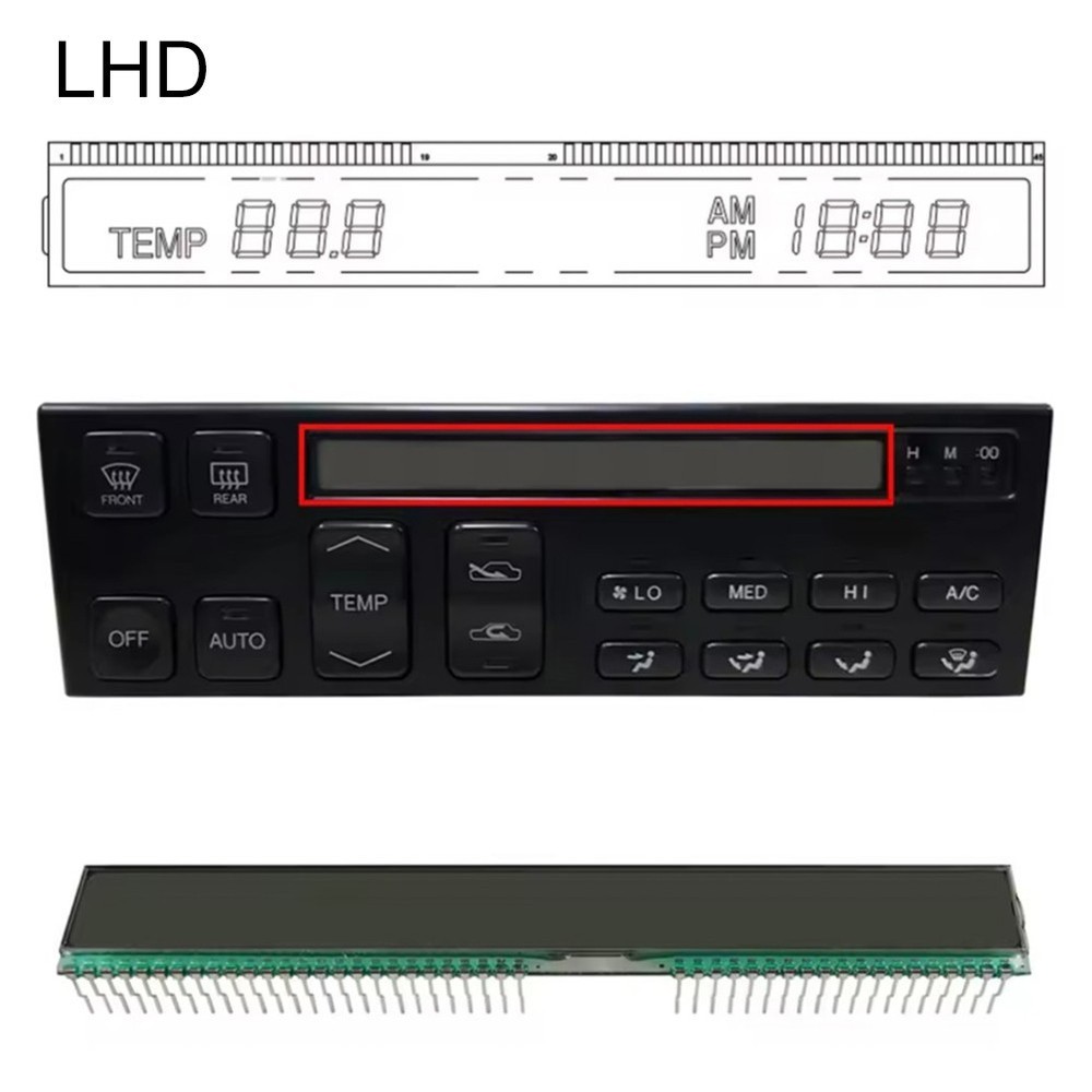 LCD Display Module for Lexus LS400 1990 to 1992 Climate Control 45-Pin