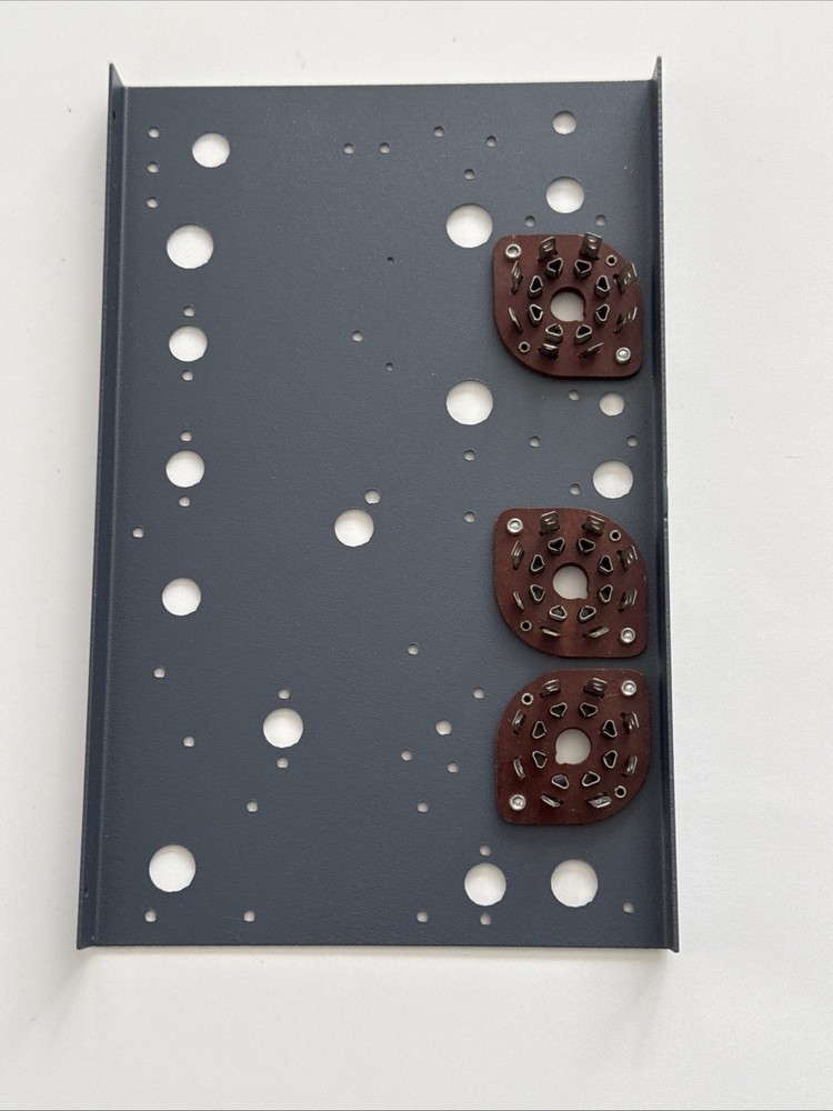 PARASET replica FRONT PANEL with 3 sockets BLUE POWDER