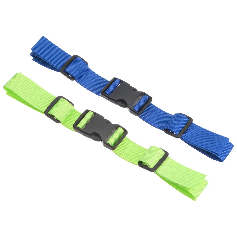 2 Pcs Backpack Chest Strap Set Strap with Quick-Release Buckle Multicolor