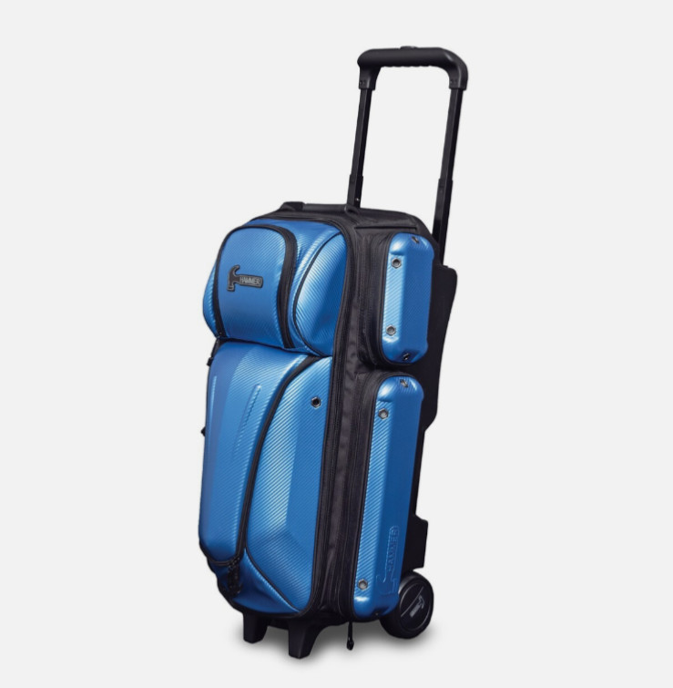 Hammer Carbon Shield Blue 3 Ball Roller Bowling Bag
