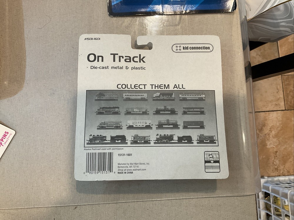 on track die-cast Trains