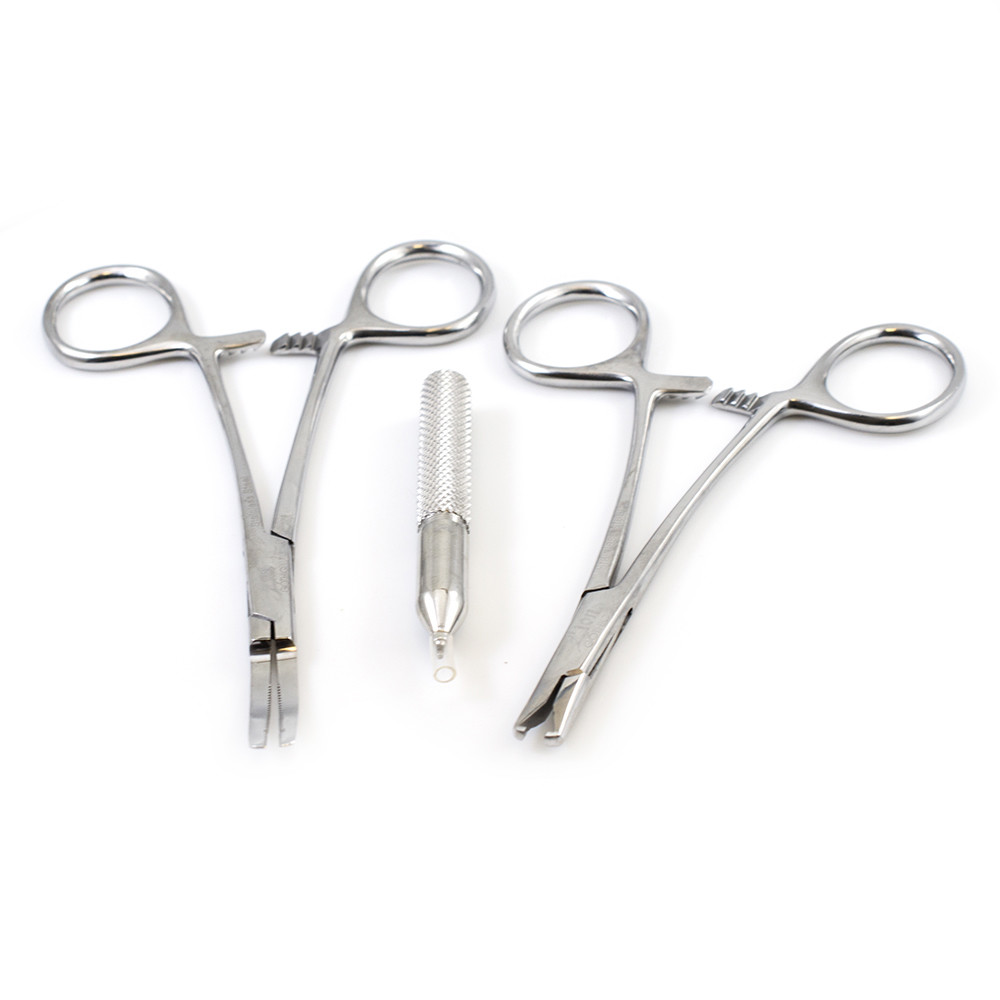 Pack of 3 Dermal Piercing Tools Dermal Anchor Holder and Insertion Tools