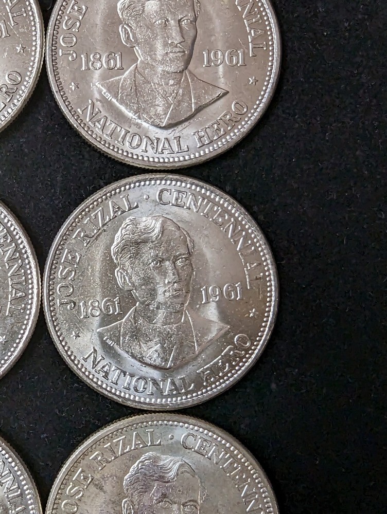 One Silver Coin Philippines Peso 1961