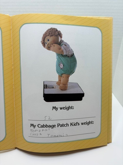 Vintage My CABBAGE PATCH KID and Me Keepsake Journal--Pre Owned