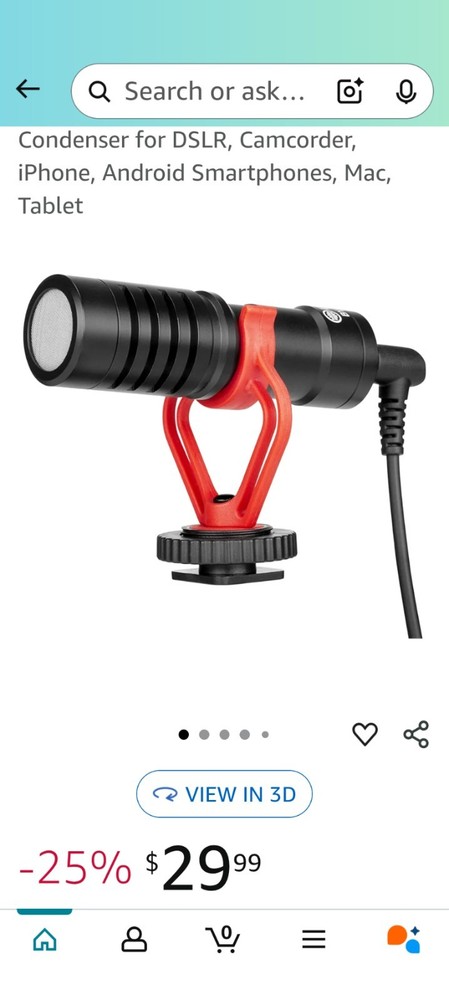 Cardioid Microphone Boya By MM1