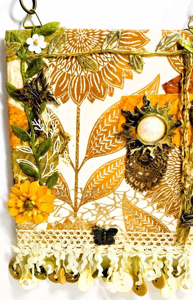 Unique Mixed Media Hanging Art Boards