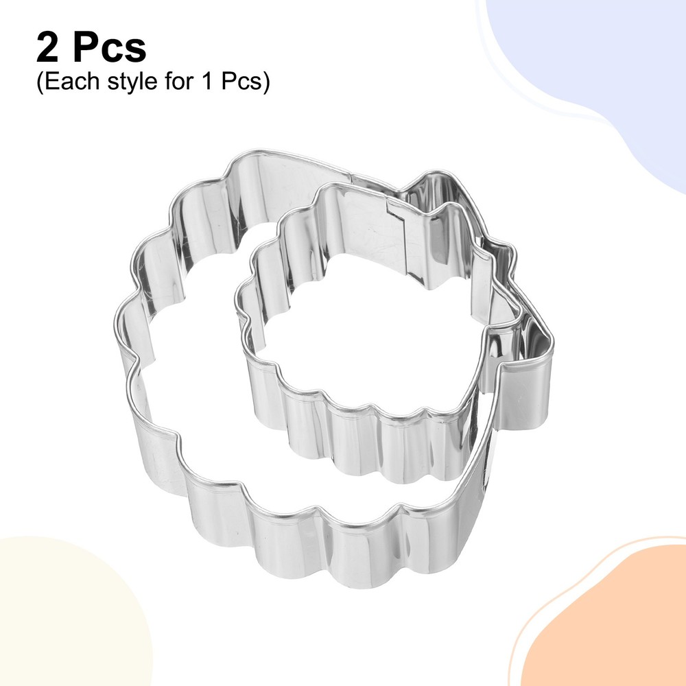 Shells Cookie Cutter Set Assorted Sizes Stainless Steel Polish