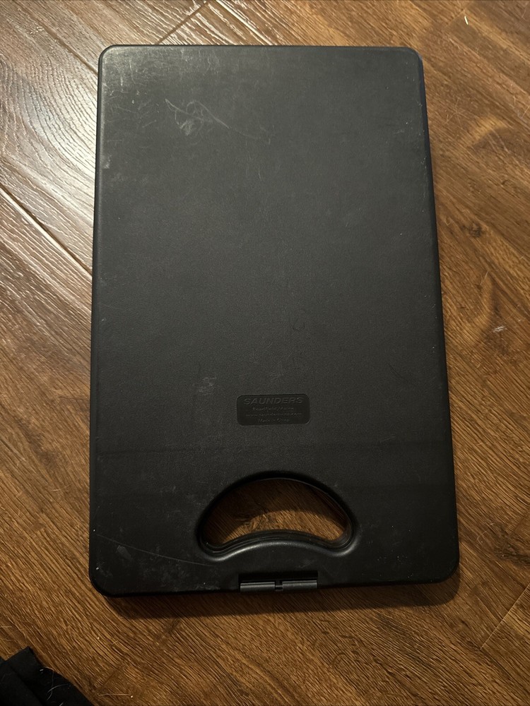 Saunders Plastic Calculator Clipboard 1", Black