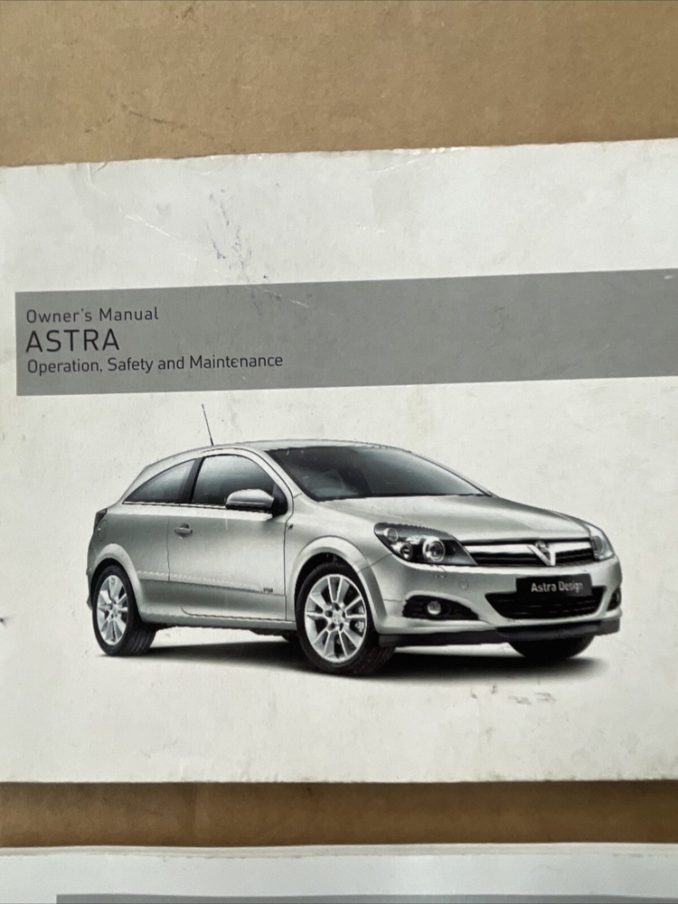 Vauxhall Astra Owners Manual Hand Book