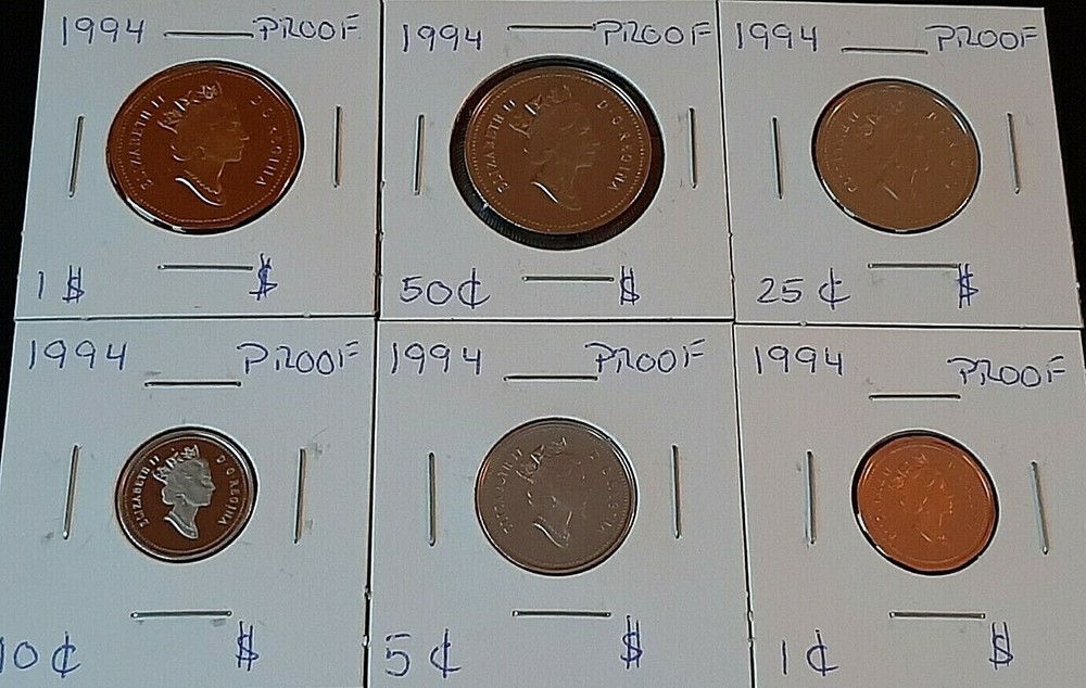 1994 Loonie Dollar Proof Set
