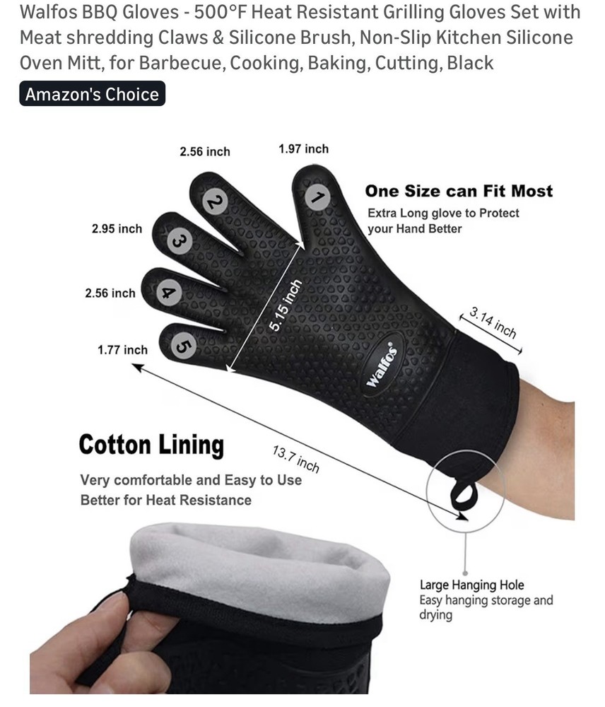 BBQ Gloves Kit