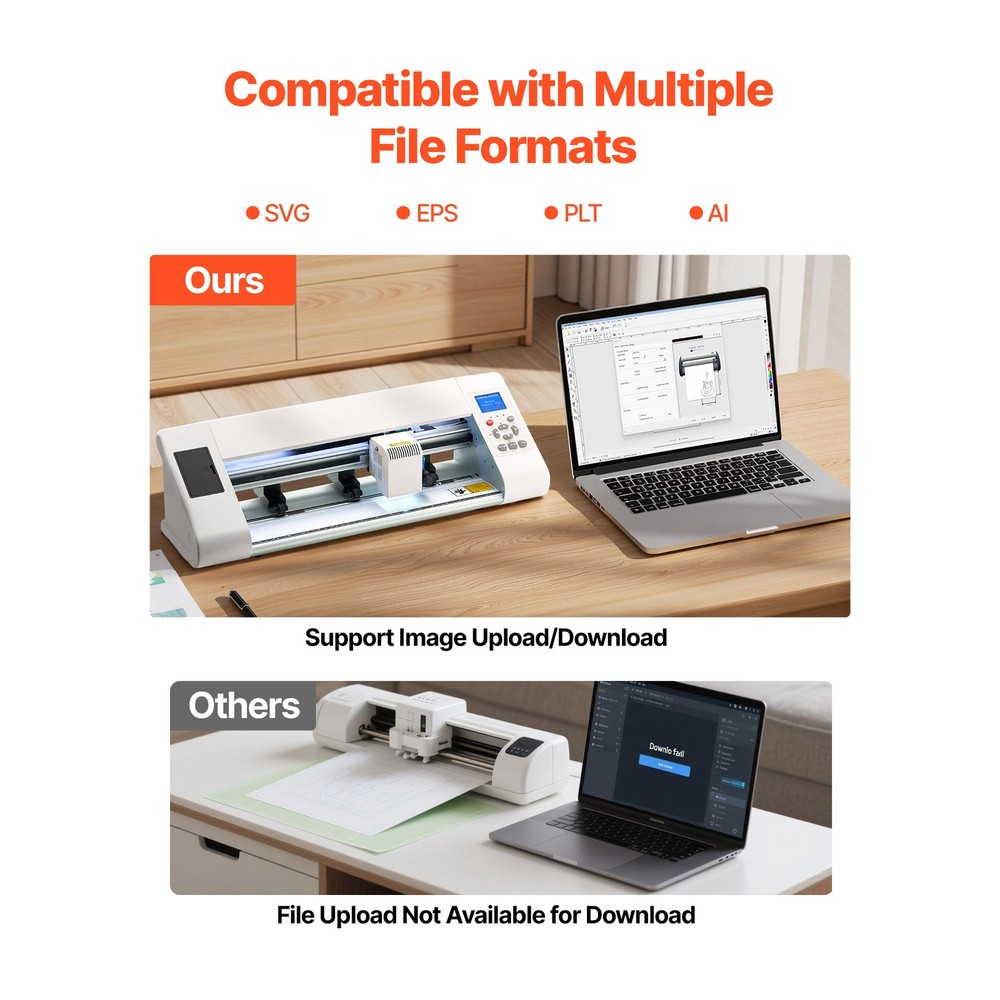 Cutting Machine Vinyl Cutter Machine Automatic Edge Detection Adjustable