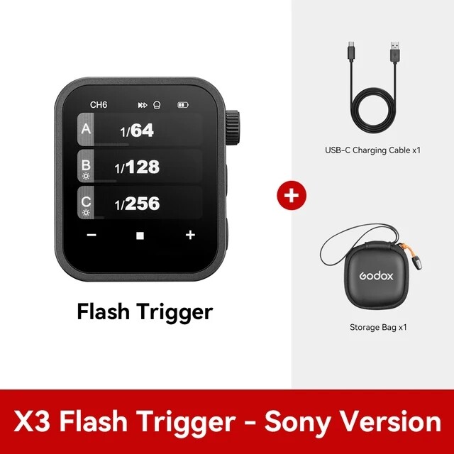 Godox X3 X3-S TTL HSS Wireless Flash Trigger Flash Transmitter for Sony Camera