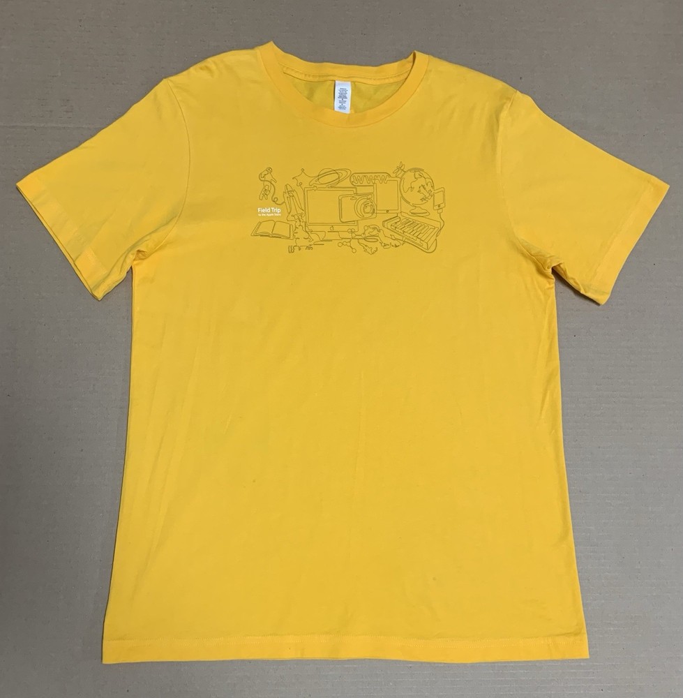 Apple Logo Field Trip Promo T-shirt by Apple Computer, Size Large