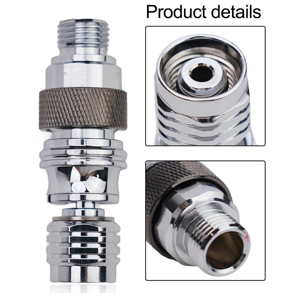 Chrome Plated Copper Diving Full Face Second Stage Adjuster Quick Connect