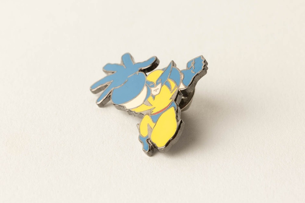 Wolverine Silver Metal & Enamel Pin Marvel Planet Studios