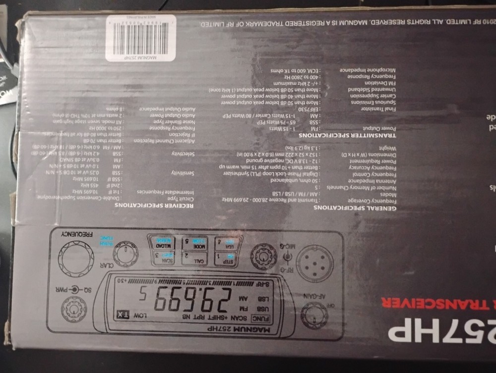 Magnum 257 HP BOX ONLY