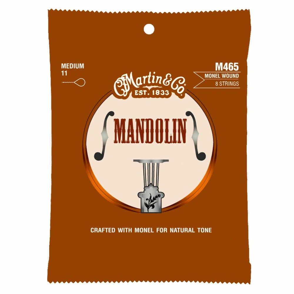 Martin M465 Monel Wound Mandolin Strings, Medium .011-.040
