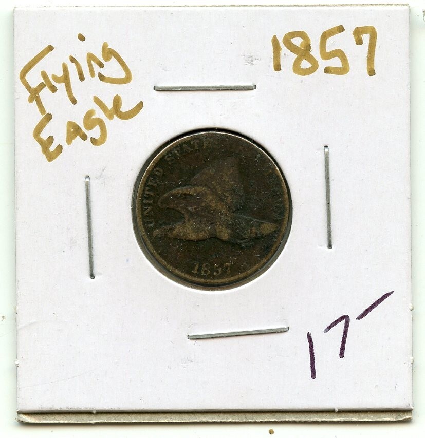 1857 Flying Eagle Cent 1C - MC331