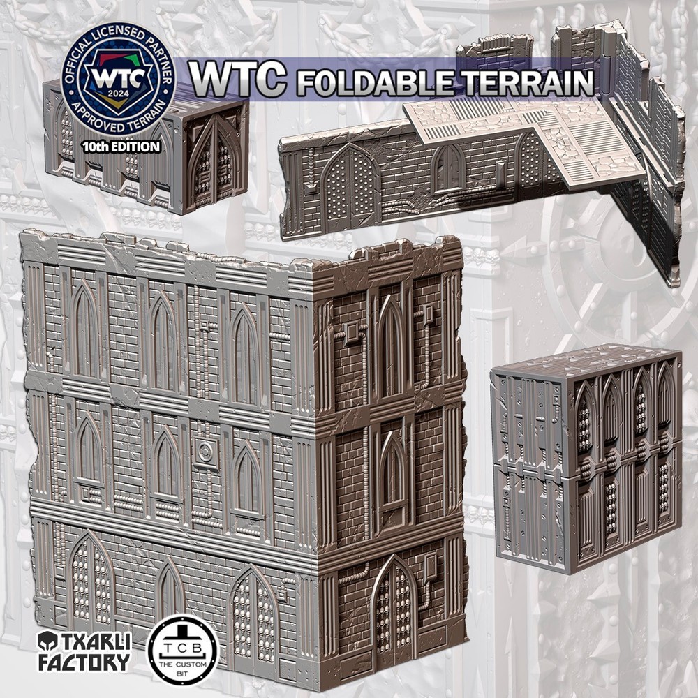 Cathedral - WTC 40K Official Foldable Terrain Set (10th Edition)