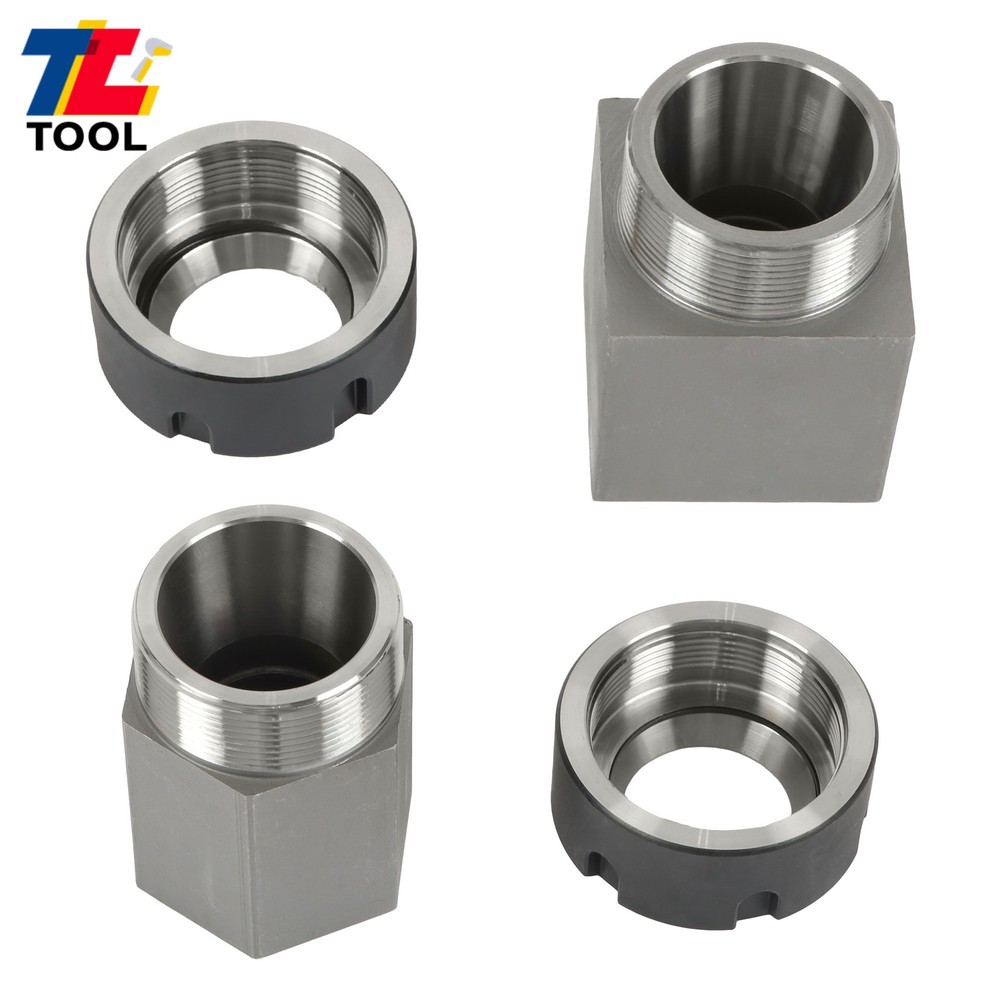 Collet Block Spring ER32 Hex & Square Chuck Holder Set For CNC Milling Machine