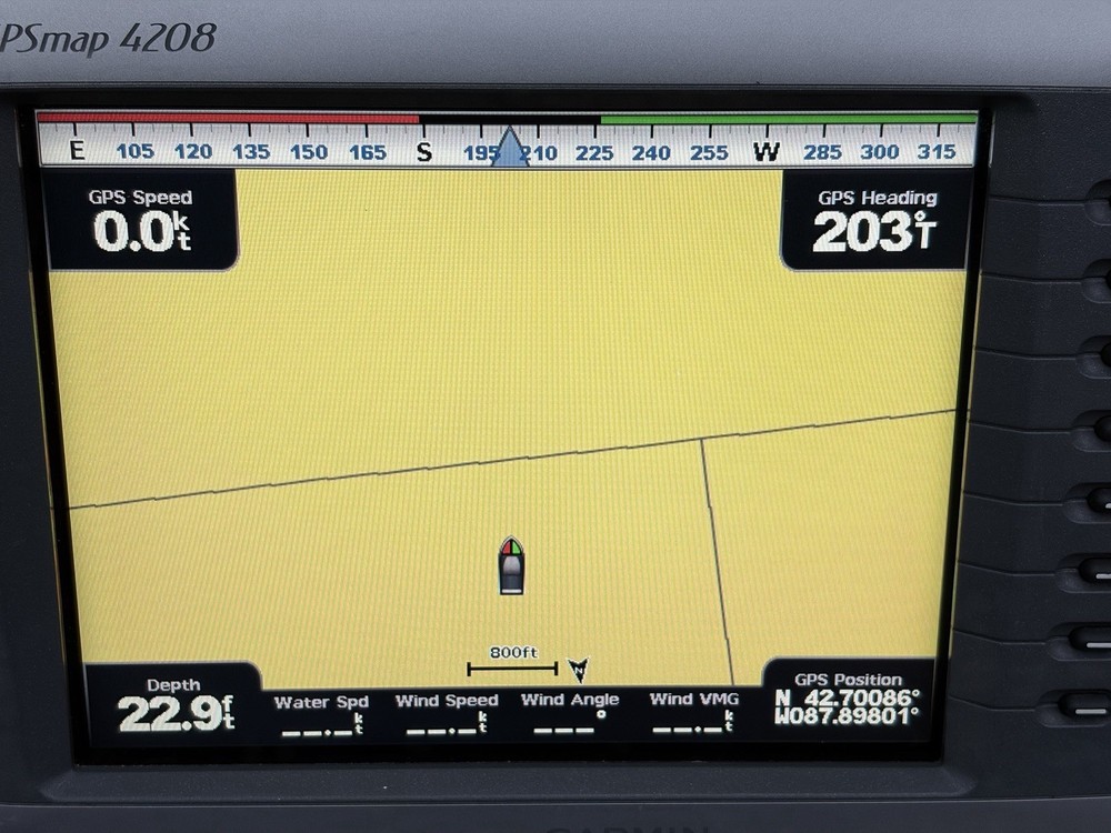 Garmin GPSmap 4208 GPS Chartplotter Multifunction Display - Tested & Working!