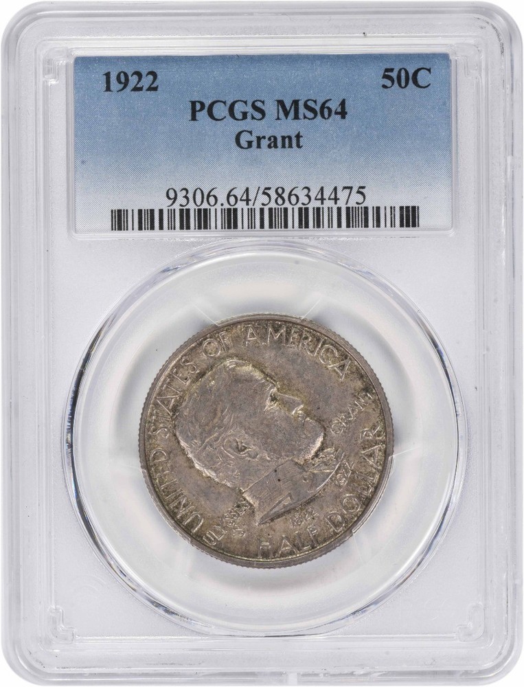 Grant Commemorative Half Dollar 1922 MS64 PCGS