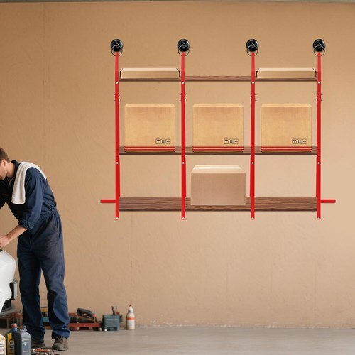 Heavy Duty 4 Pack of 3 Tier Shipping Container Shelf Brackets Container Shelves