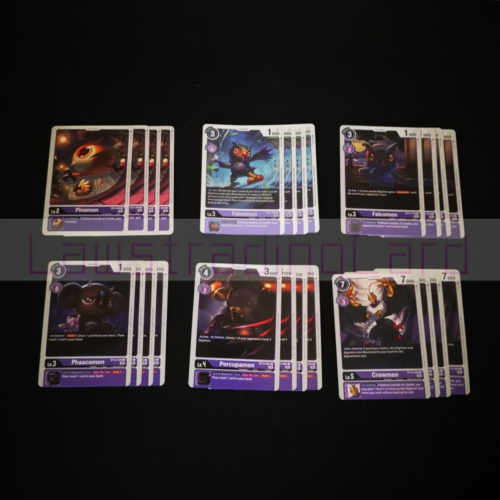 Digimon Card Game Ravemon Burst Mode Core Deck With Deck Box
