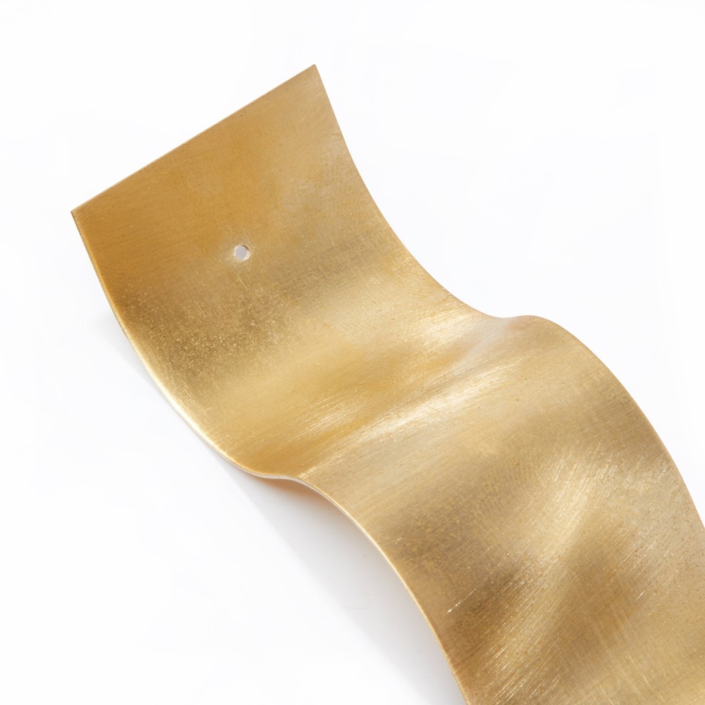 Wavy Brass Incense Burner by New Moon Beginnings