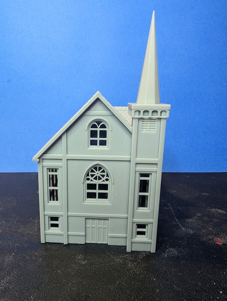 Z-Scale Large Church Trinity Church