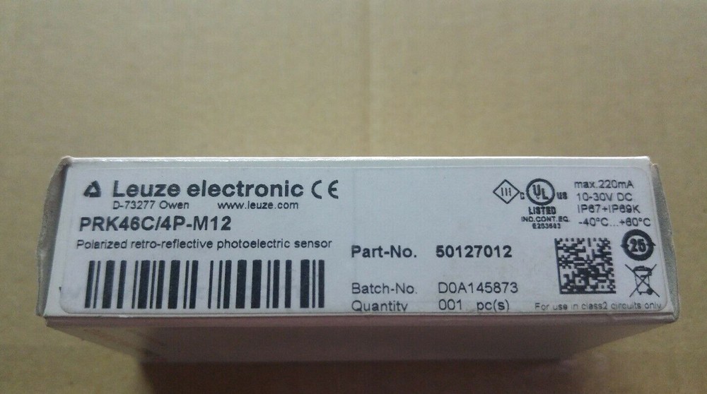 LEUZE PRK46C/4P-M12 Sensor New ✦KD