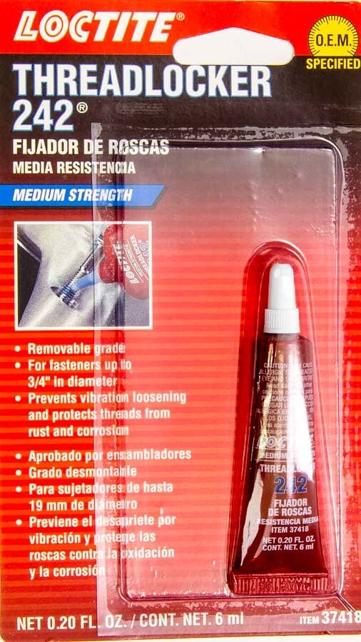 Loctite Threadlocker 242 Blue 6ml Tube