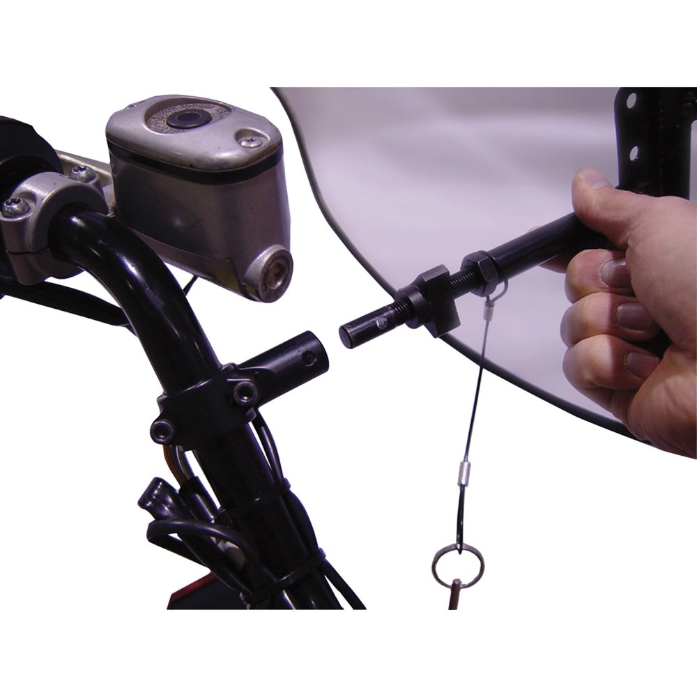 POWERMADD 2317-0125 24572 ProTEK Windshield Windshield - Rapid Release - Cut Out