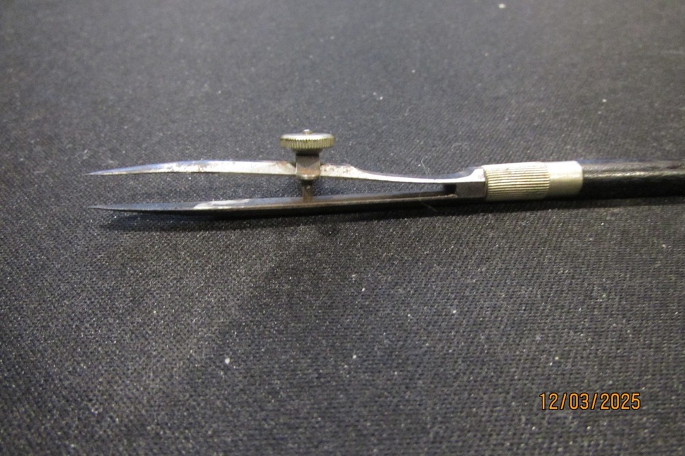 vintage drafting tools wood ruling pen D.R.P.