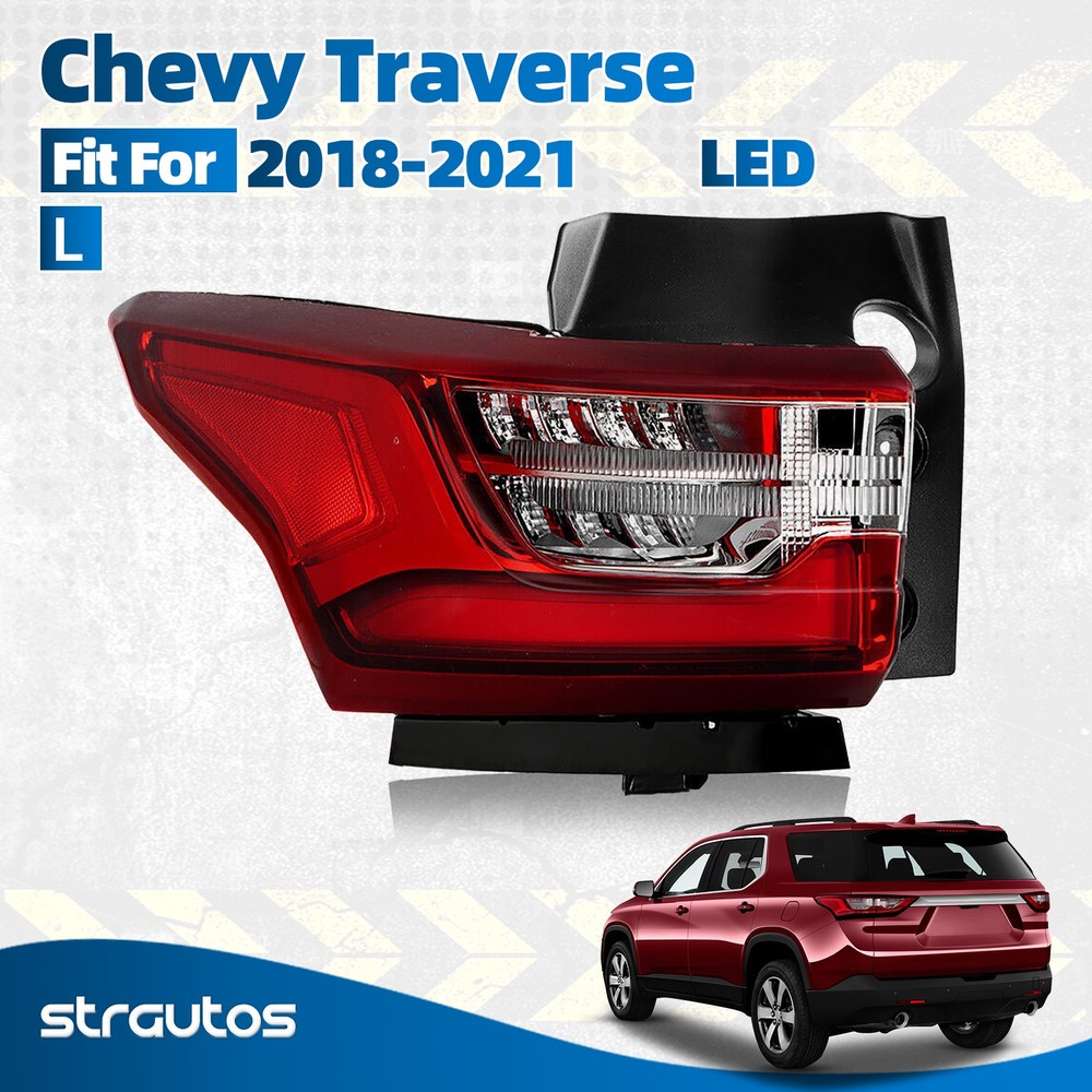 LED Tail Light For 2018-2021 Chevrolet Traverse Brake Lamp Left Driver 84990362