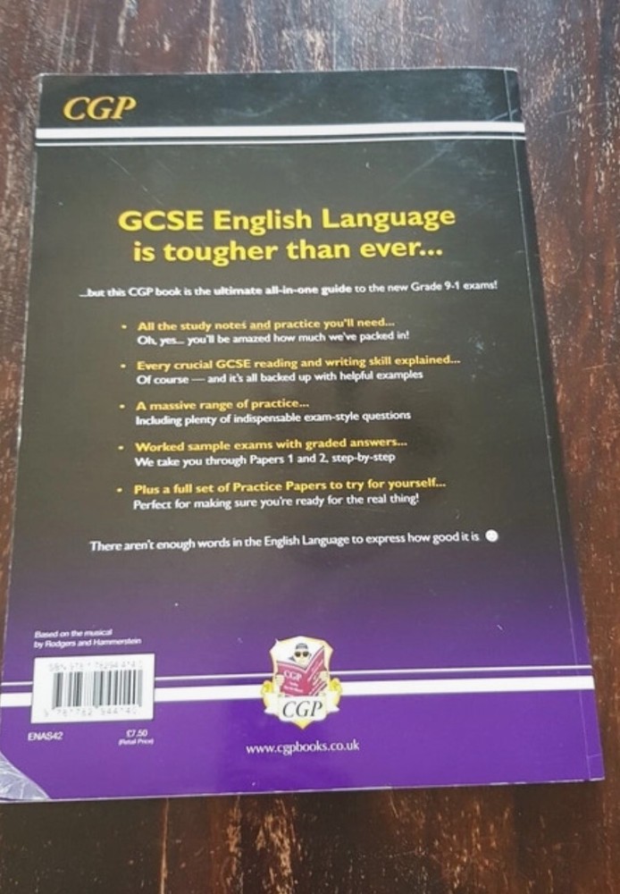 AQA GCSE English Language CGP bundle- study guide, exam practice, revision pract