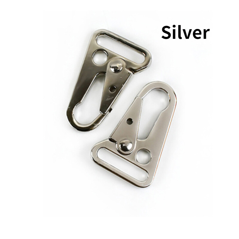 4Pcs Metal Strap Buckles Bag Snap Trigger Hooks Webbing Chain Clasp Dog