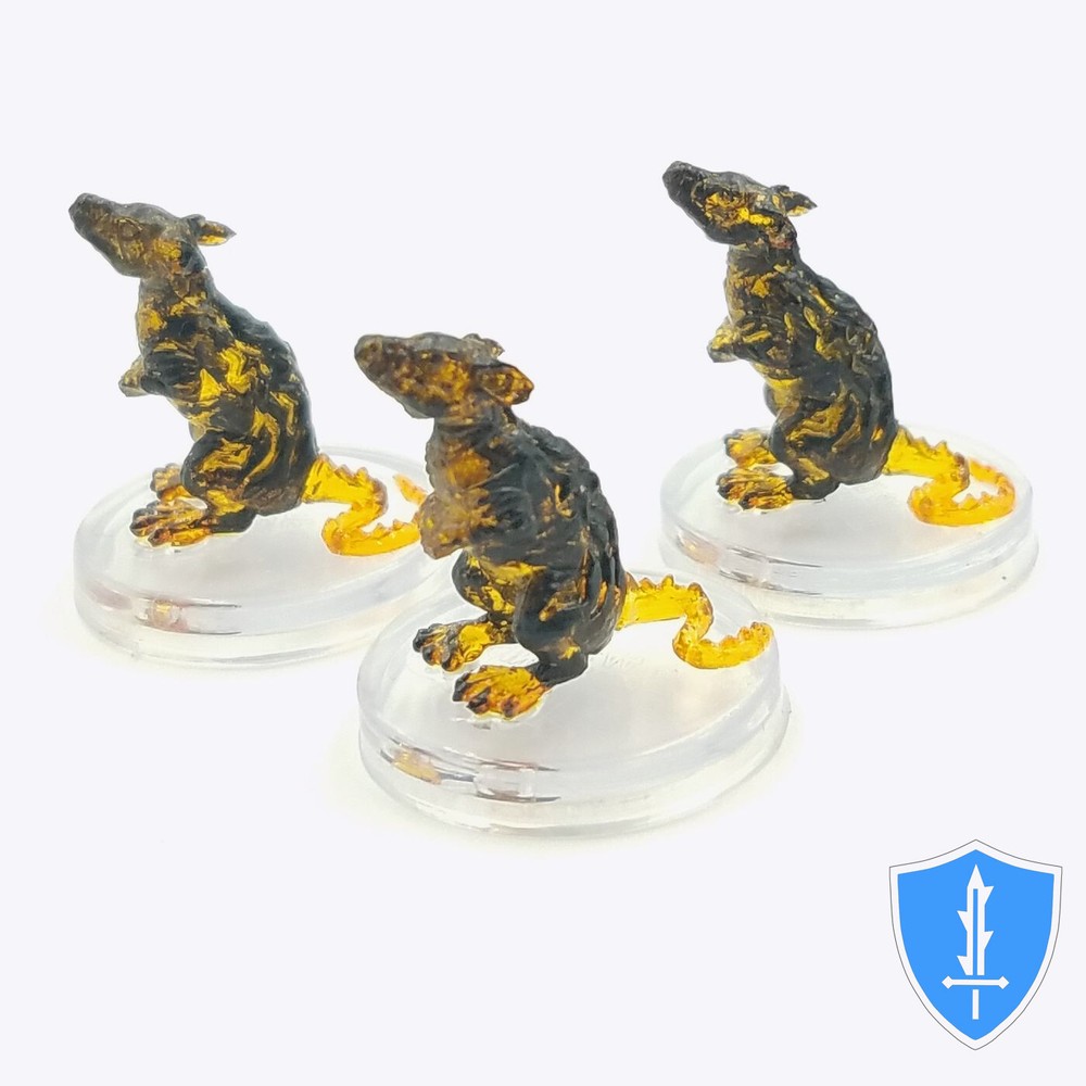 Cinder Rat x3 - Bestiary Unleashed #4 Pathfinder Battles D&D Miniature